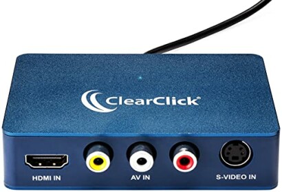 ClearClick Video to USB 1080P Audio Video Capture Device Review - Record & Live Stream from HDMI, AV, RCA, S-Video, VCR, VHS, Camcorder, Gaming Systems